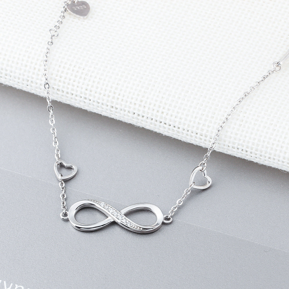 Infinite Love 925 Sterling Silver Bracelet