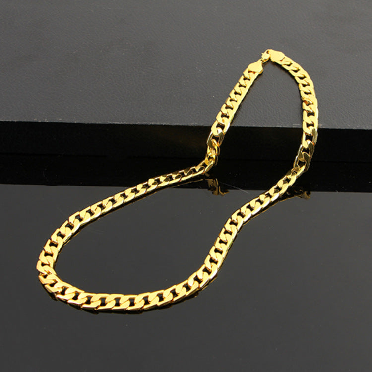 Men's flat side NK necklaces