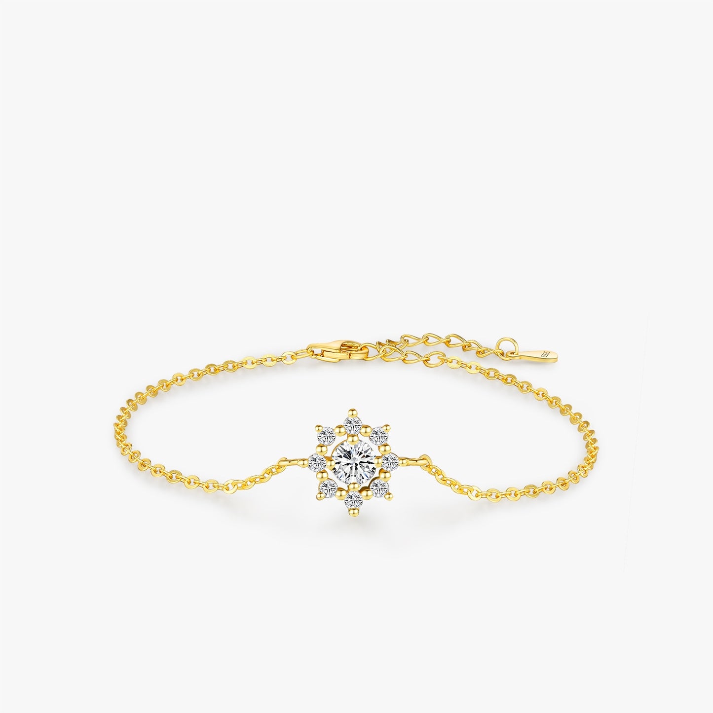 Modian Diamond Bracelet  S925 Sterling Silver